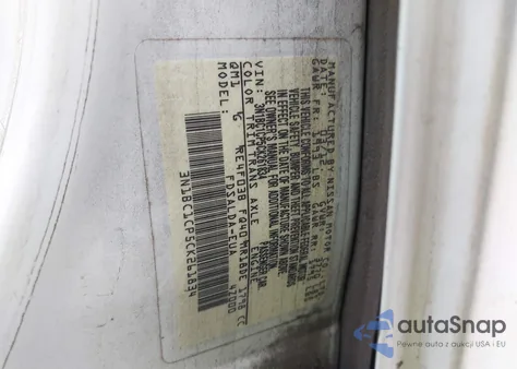 2012 Nissan Versa 1.8 S from USA, damaged, VIN 3N1BC1CP5CK261834